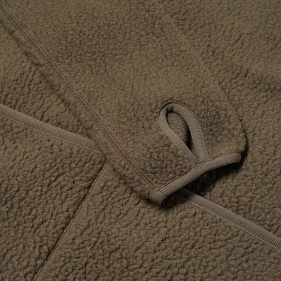 NEW Snow Peak Khaki Thermal Boa Fleece Jacket Small - Picture 3 of 7